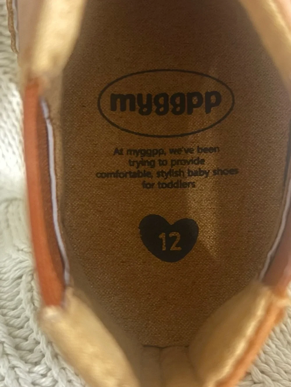 myggpp Classic Brown Leather-Style Baby/Toddler Shoes